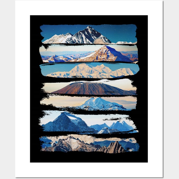 Seven Summits Wall Art by bobyberto